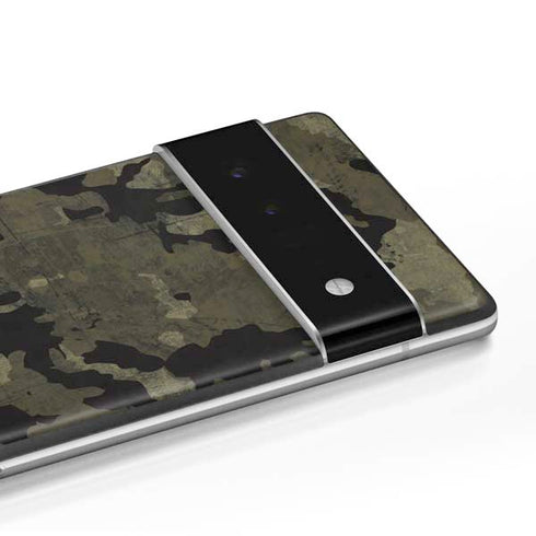 Wood Camo Camouflage Google Pixel 6 Skin